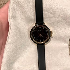 Kate Spade Watch with Black Silicon Strap
